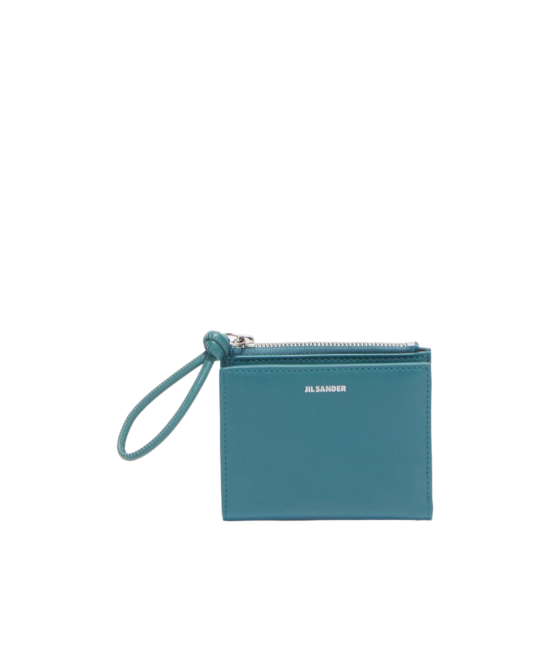 Jil Sander Giro Mini Wallet In Gray