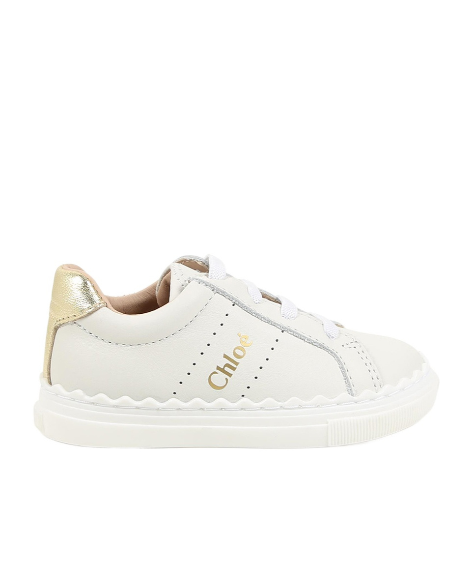 CHLOÉ LAUREN ROUND-HEADED SNEAKERS