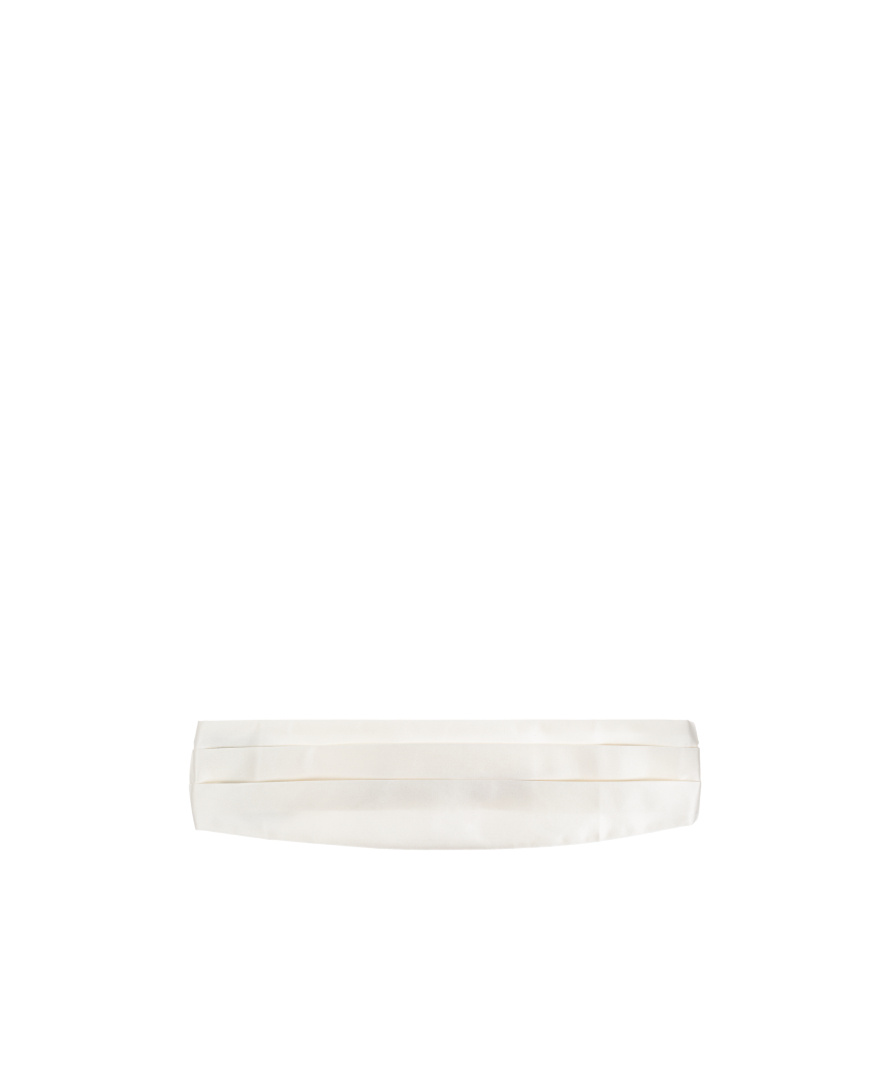 Giorgio Armani Satin Pleated Cummerbund