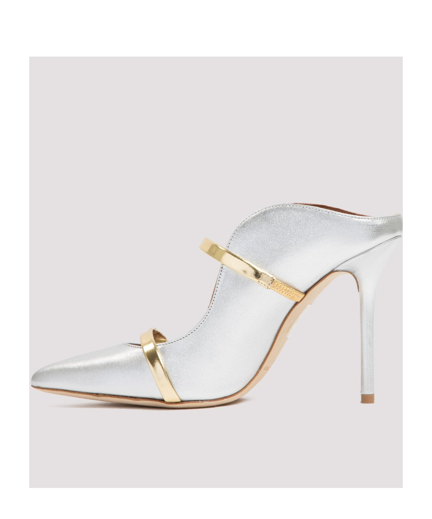 Malone Souliers Pointed High-heeled Sandals In White