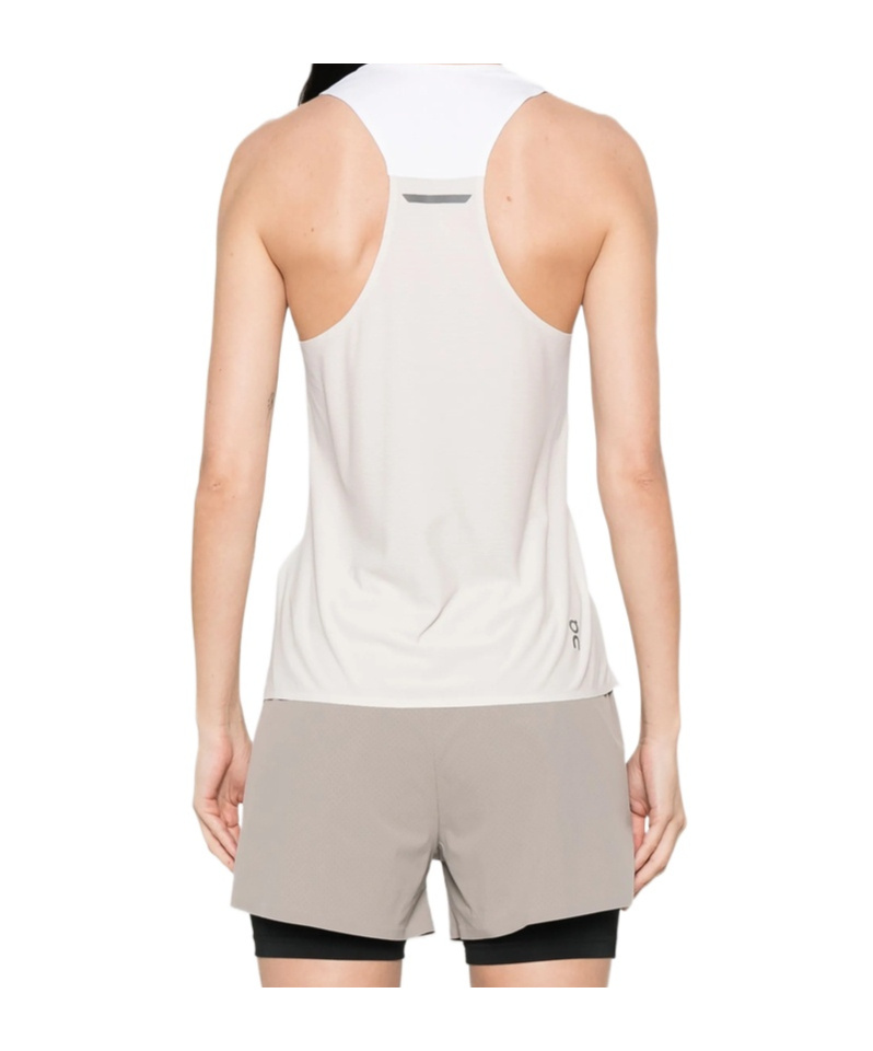 On Reflective-detailing Tank Top In Gray