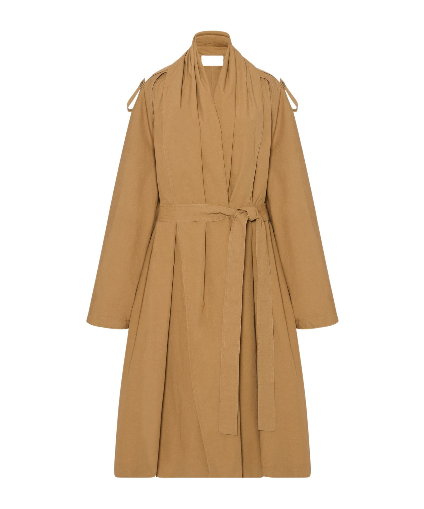 The Row Pami Gabardine Trench Coat In Brown