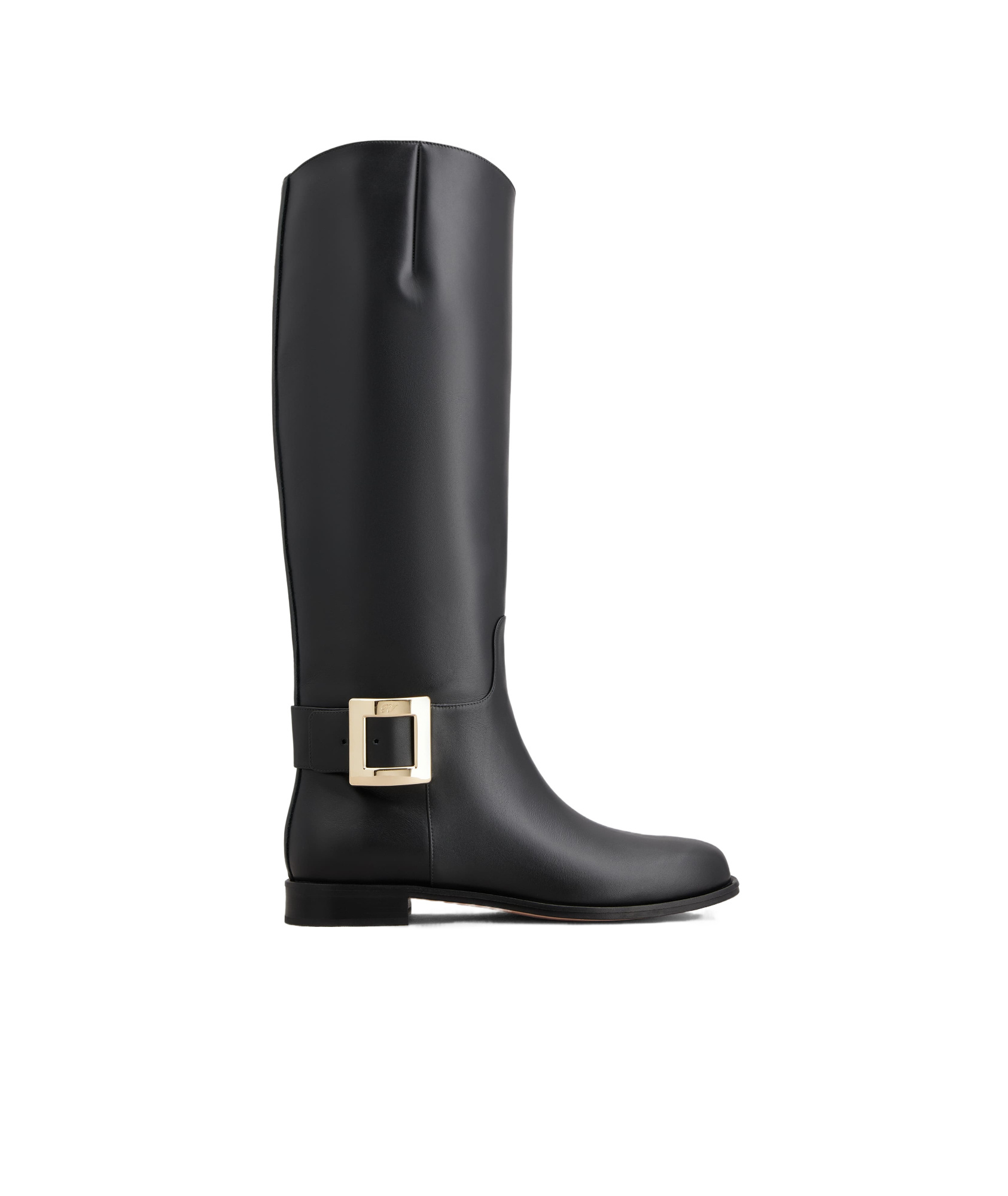 Roger Vivier "très Vivier Leather Boots In Black