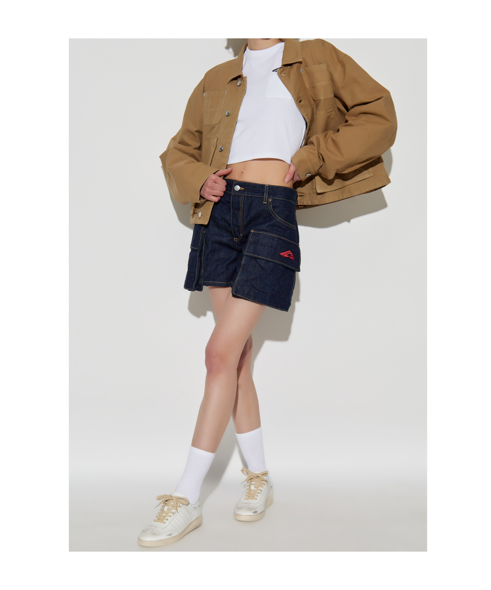 Shop Dsquared2 Icon Cropped T-shirt