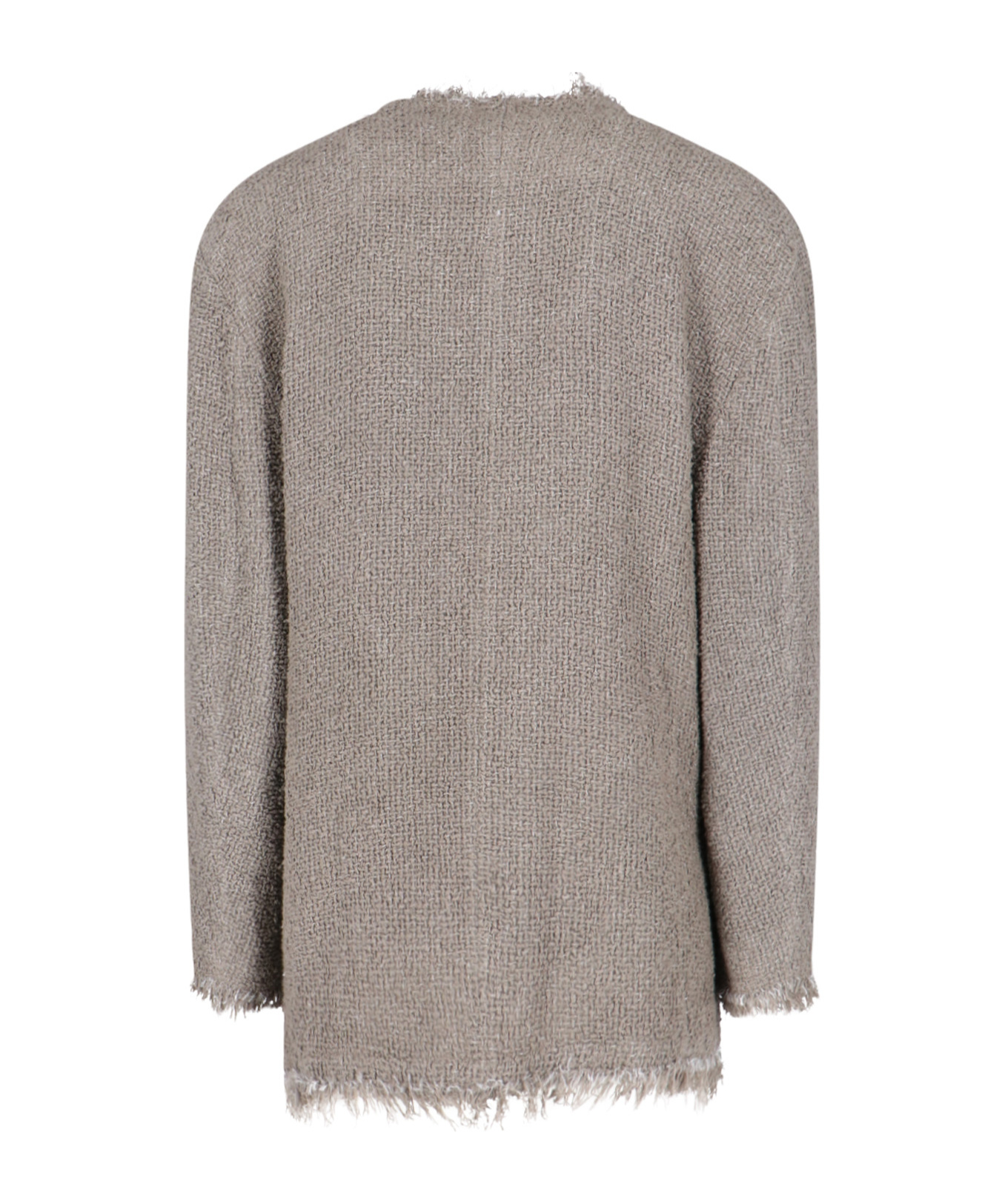 Magliano Relaxed Fit Double-breasted Jacket In Gray