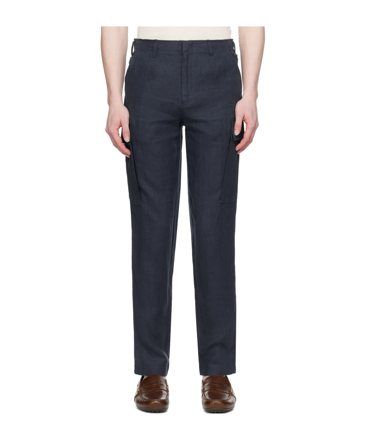 Polo Ralph Lauren Belt-loop Casual Pants In Black
