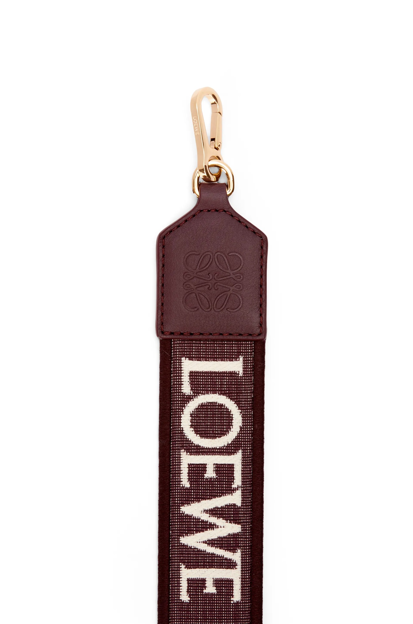 Loewe Anagram Jacquard Belt In Red