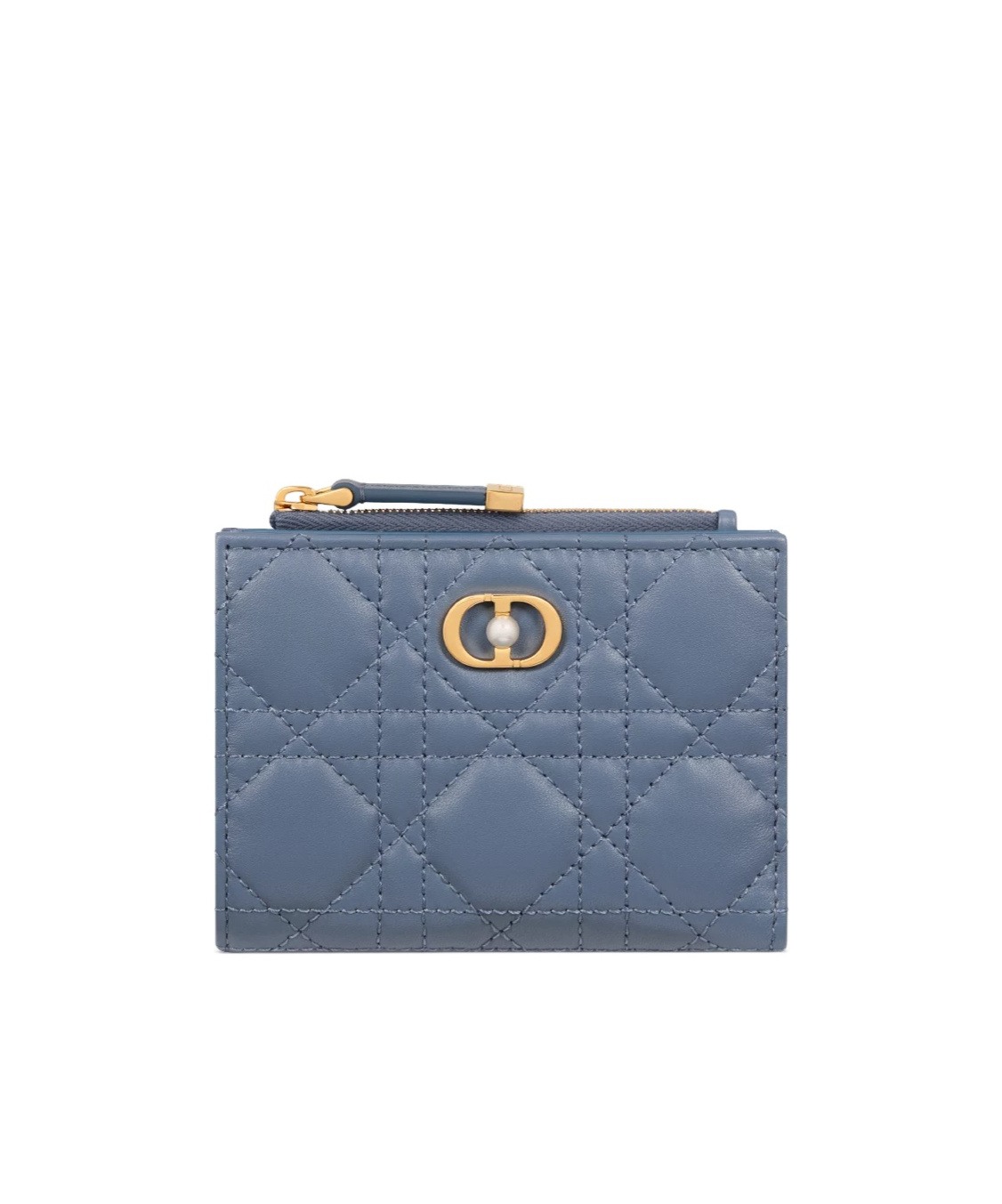 Dior Jolie Logo Wallet In Blue