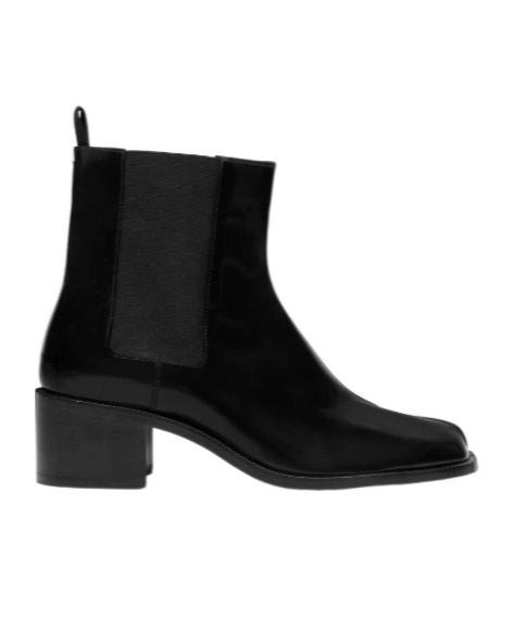 Maison Margiela Tabi City Ankle Boots In Black