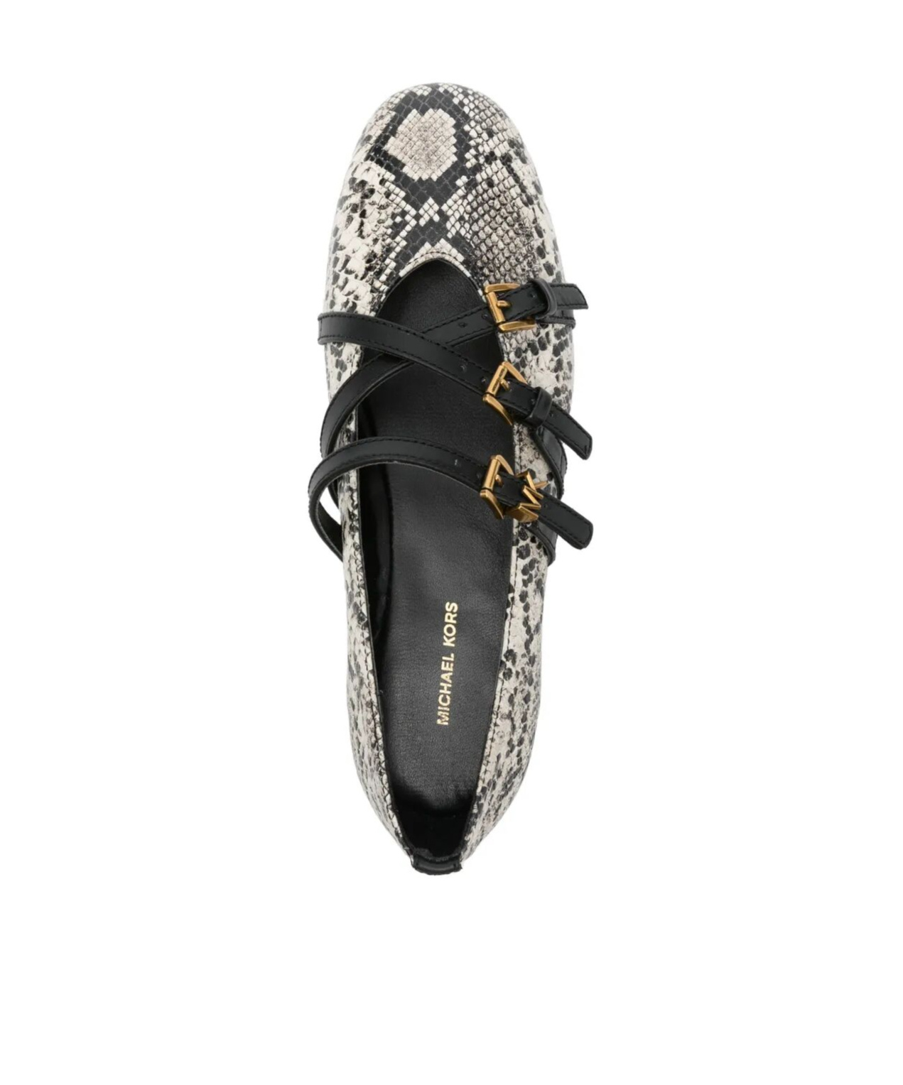 Michael Michael Kors Indy Embossed Ballet Flats