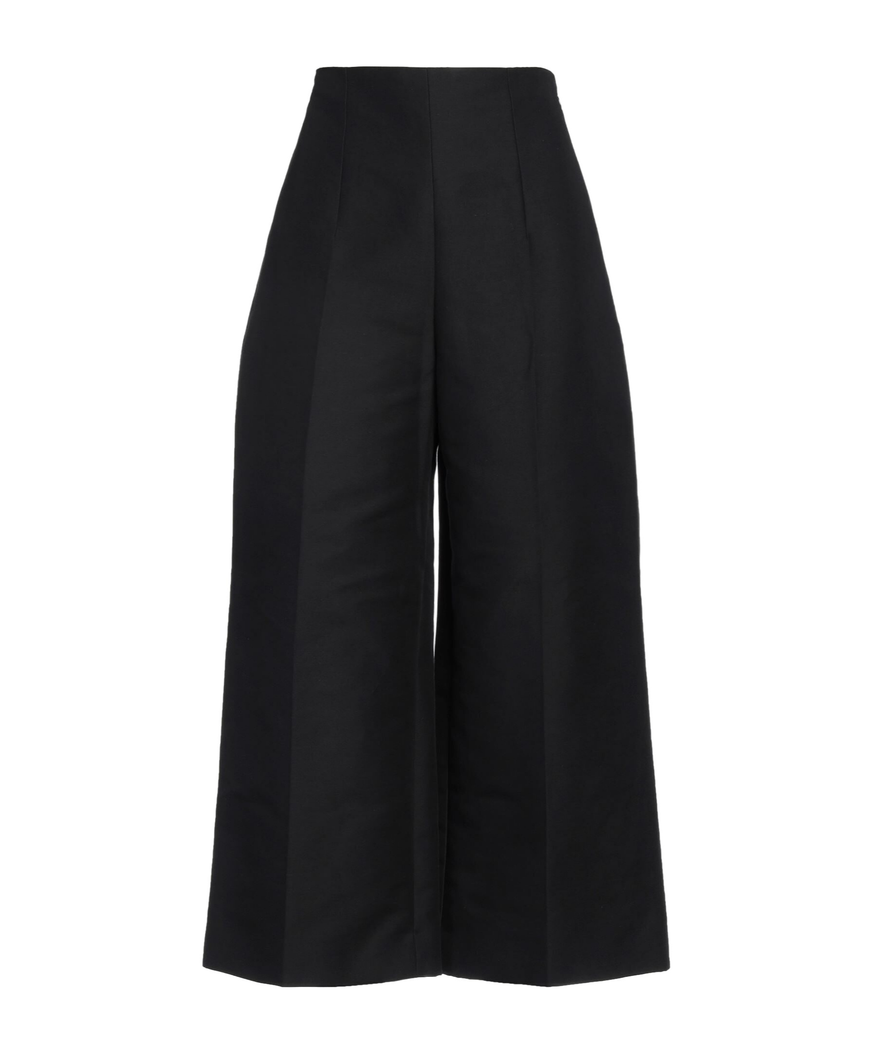 Marni Solid Color Casual Wide-leg Pants In Black