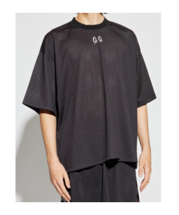 44 Label Group Embroidered-logo T-shirt In Black