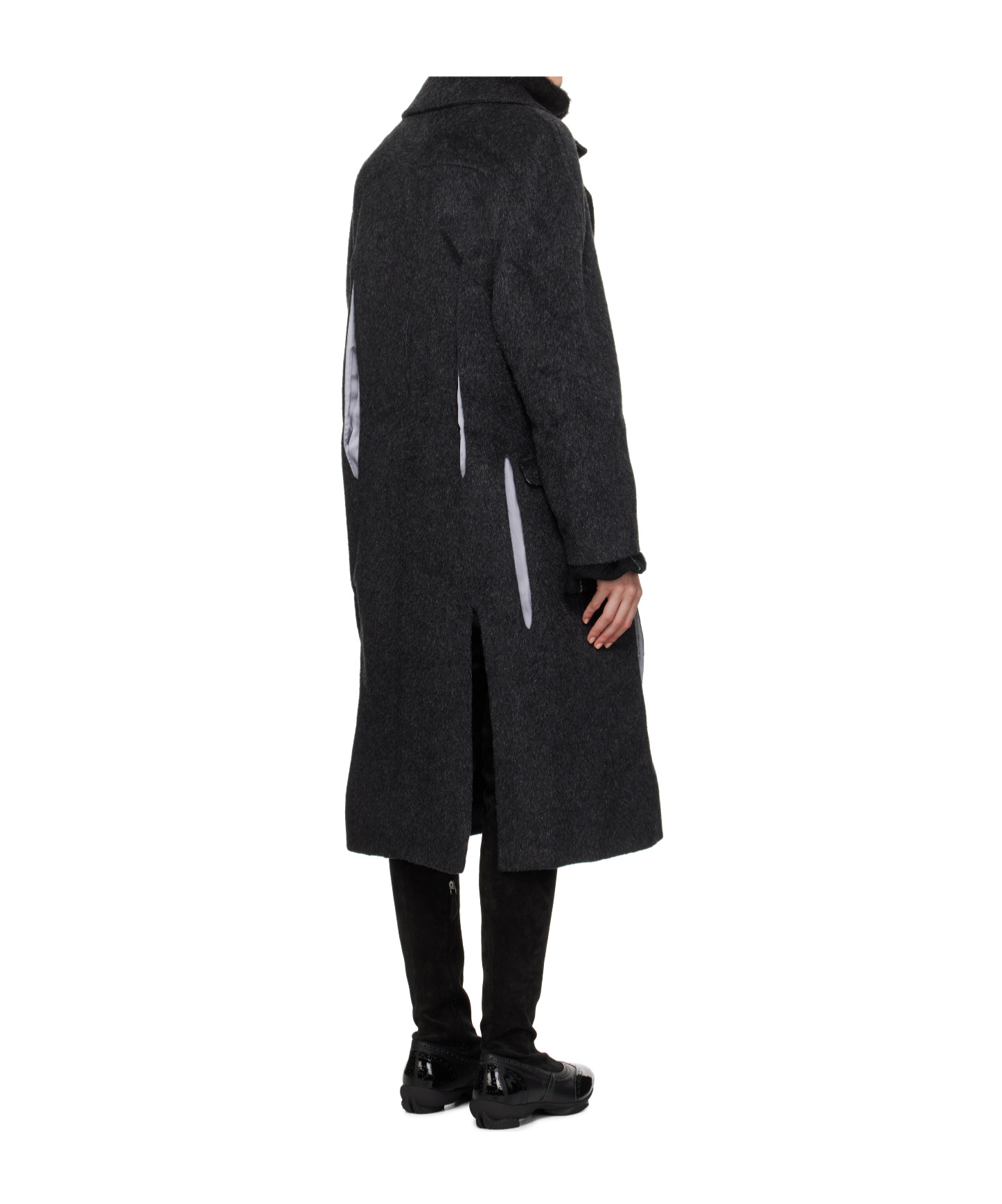 Kiko Kostadinov Bowie Tailored Coat Sable In Black