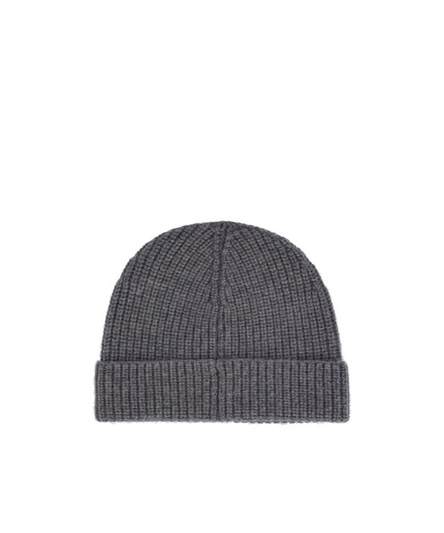 Valentino V-plaque Virgin-wool Beanie In Black