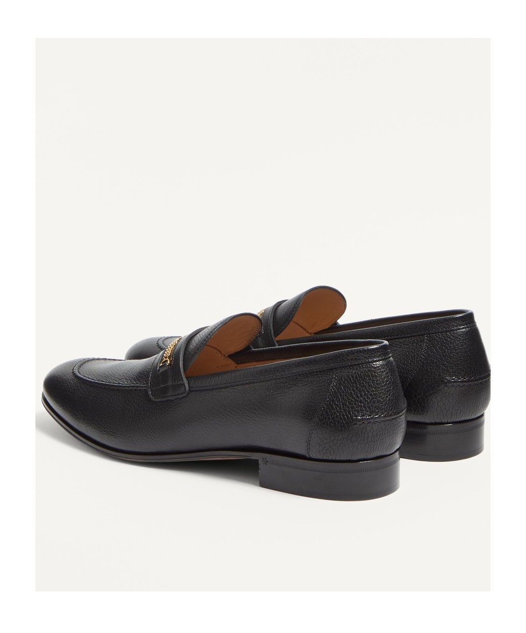Valentino Garavani Men Vlogo Signautre Leather Loafers In Black