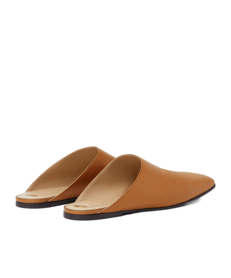 Loro Piana Alba Flat Mules In Brown