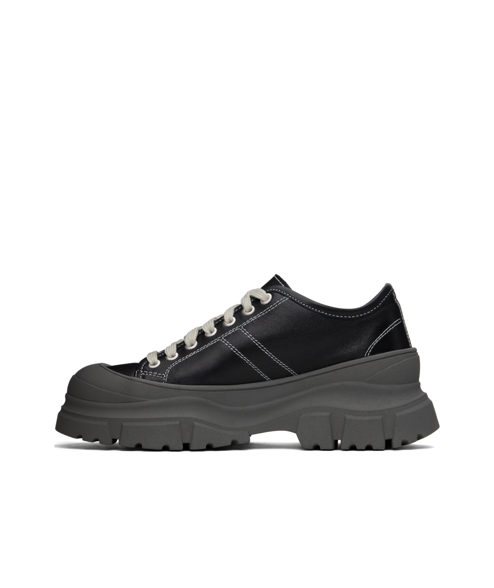 Sofie D'hoore Lace-up Low-top Sneakers In Black