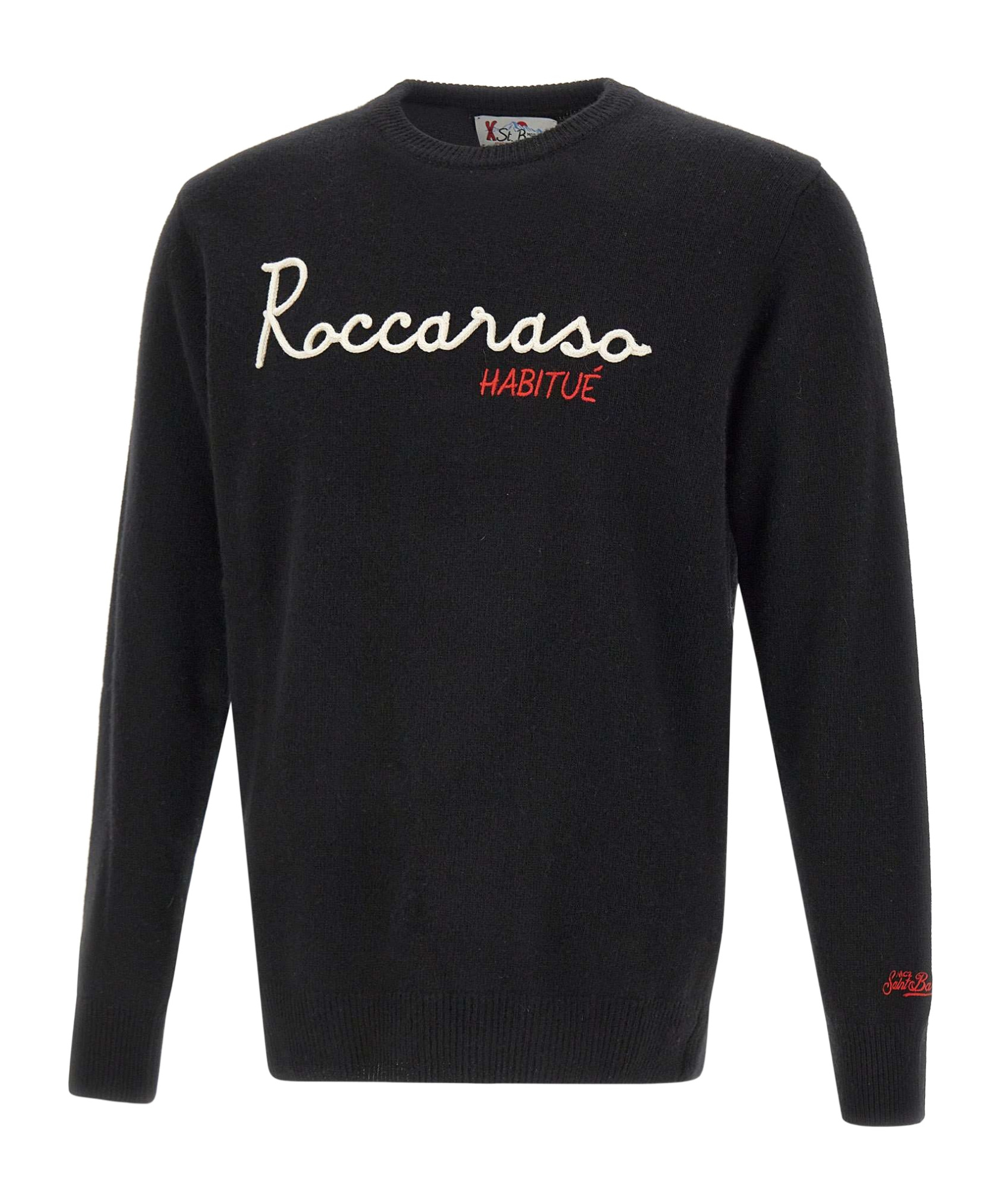 Mc2 Saint Barth Long-sleeved Sweater In Blue