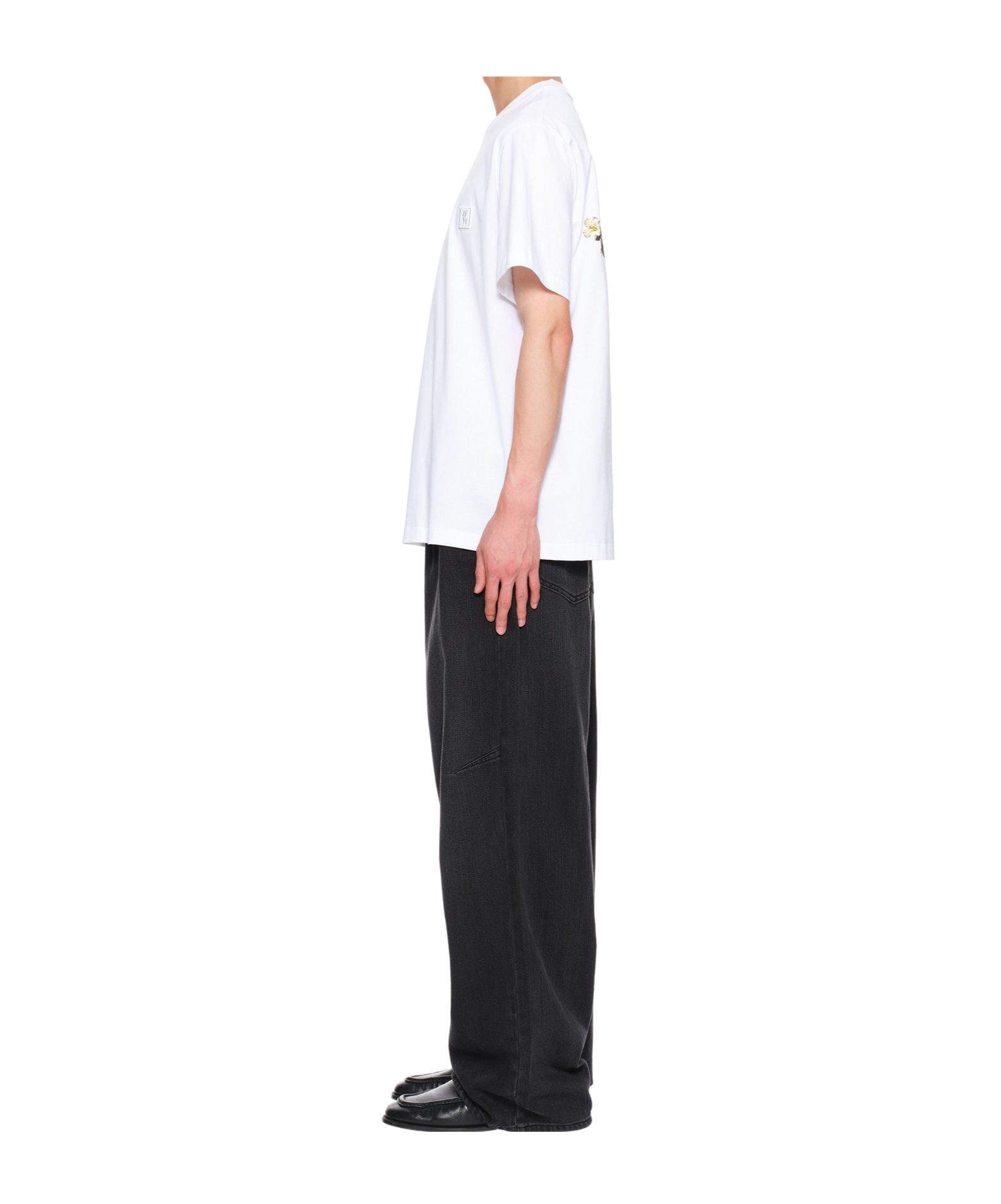 Wooyoungmi Graphic Short-sleeved T-shirt In White