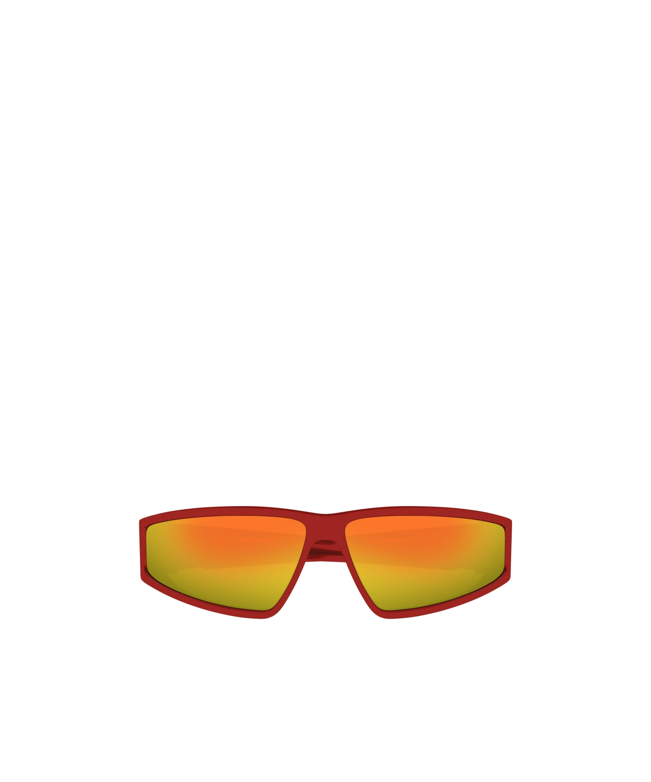 Alexander Mcqueen Eyewear Rectangular Frame Sunglasses In Orange