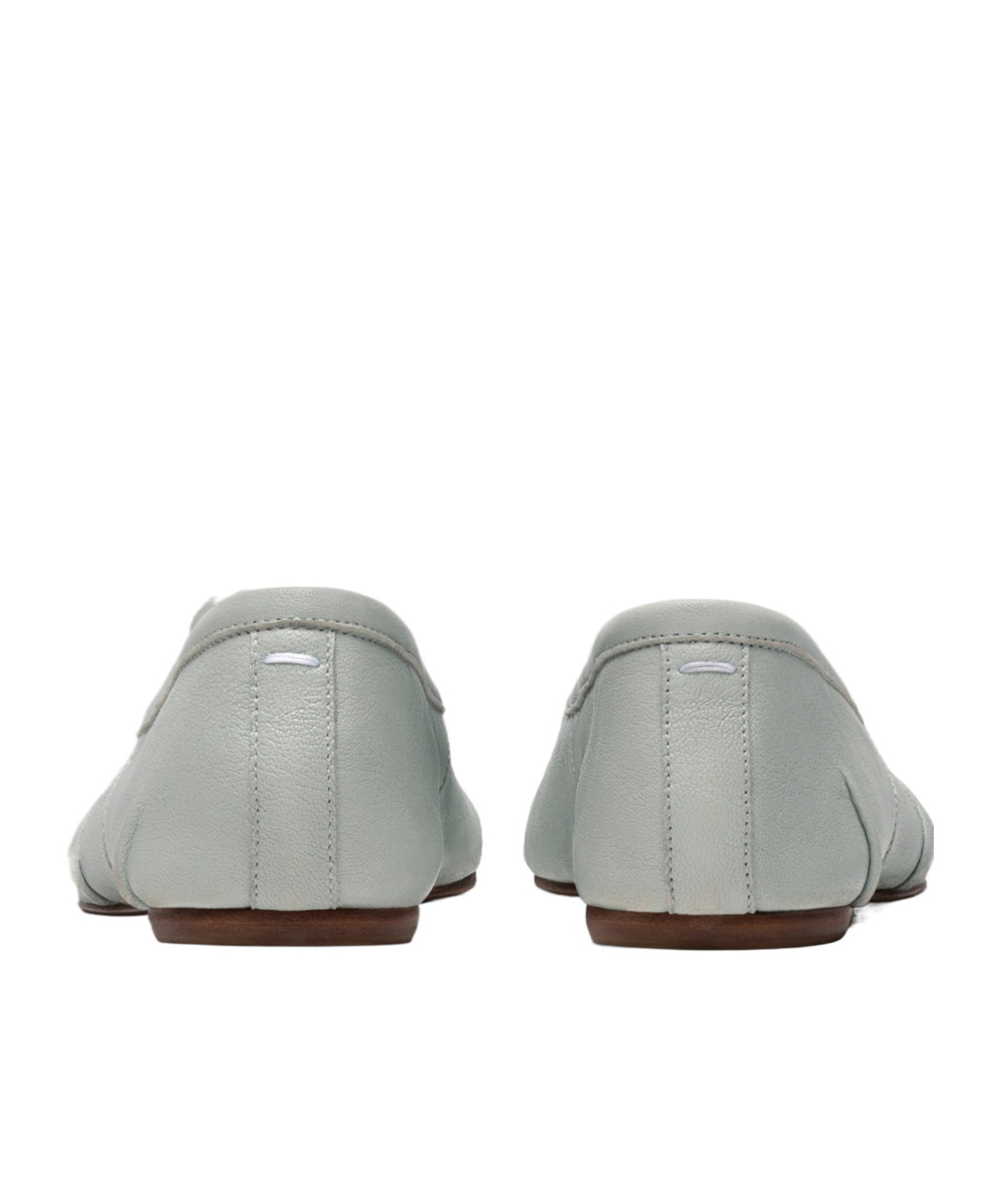 Shop Maison Margiela Tabi New Ballerina In Gray