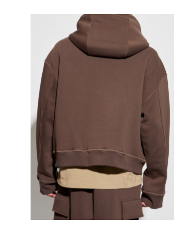 Dsquared2 Icon Zip-up Hoodie In Brown