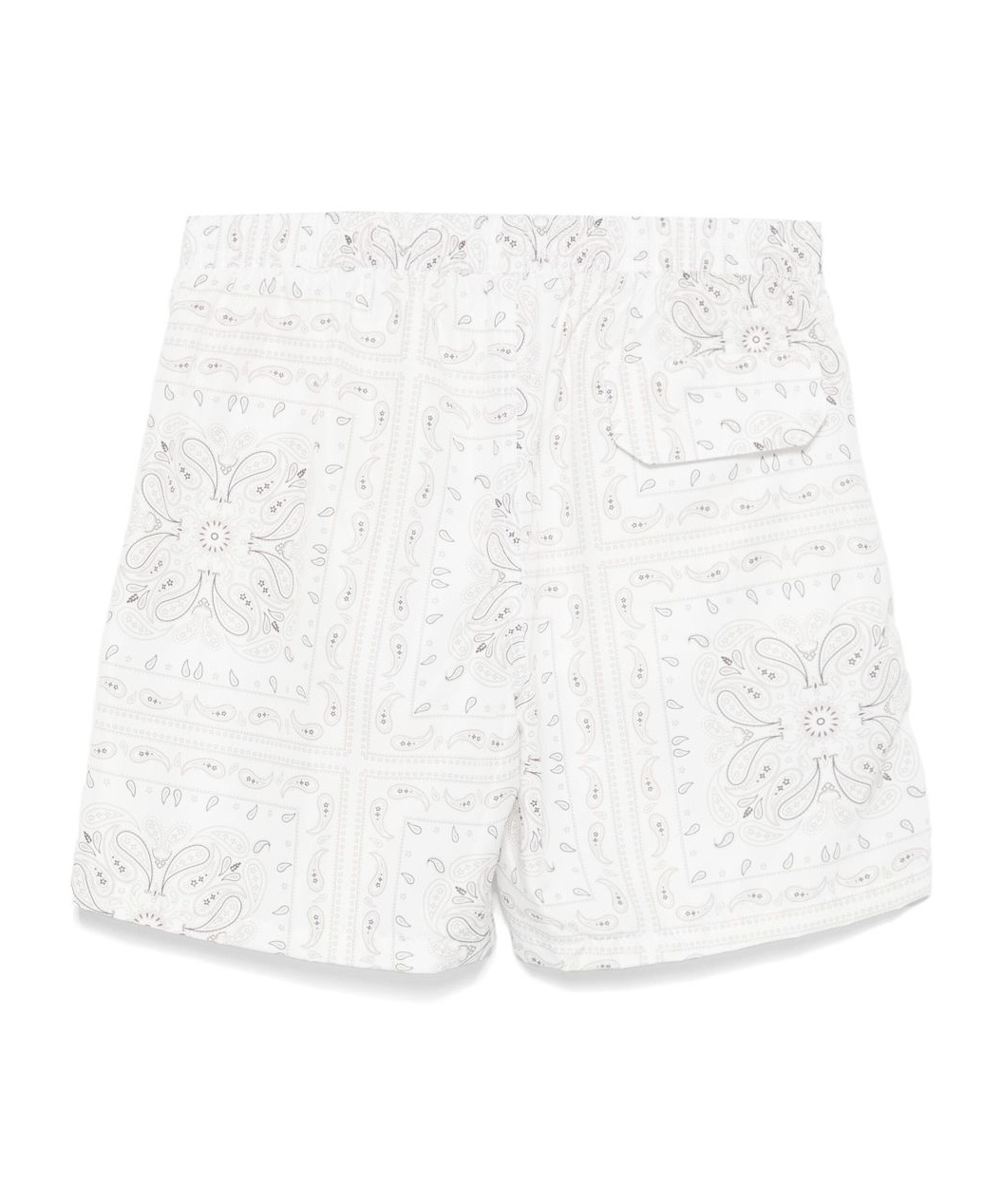 Eleventy Bandana-print Swim Shorts In White
