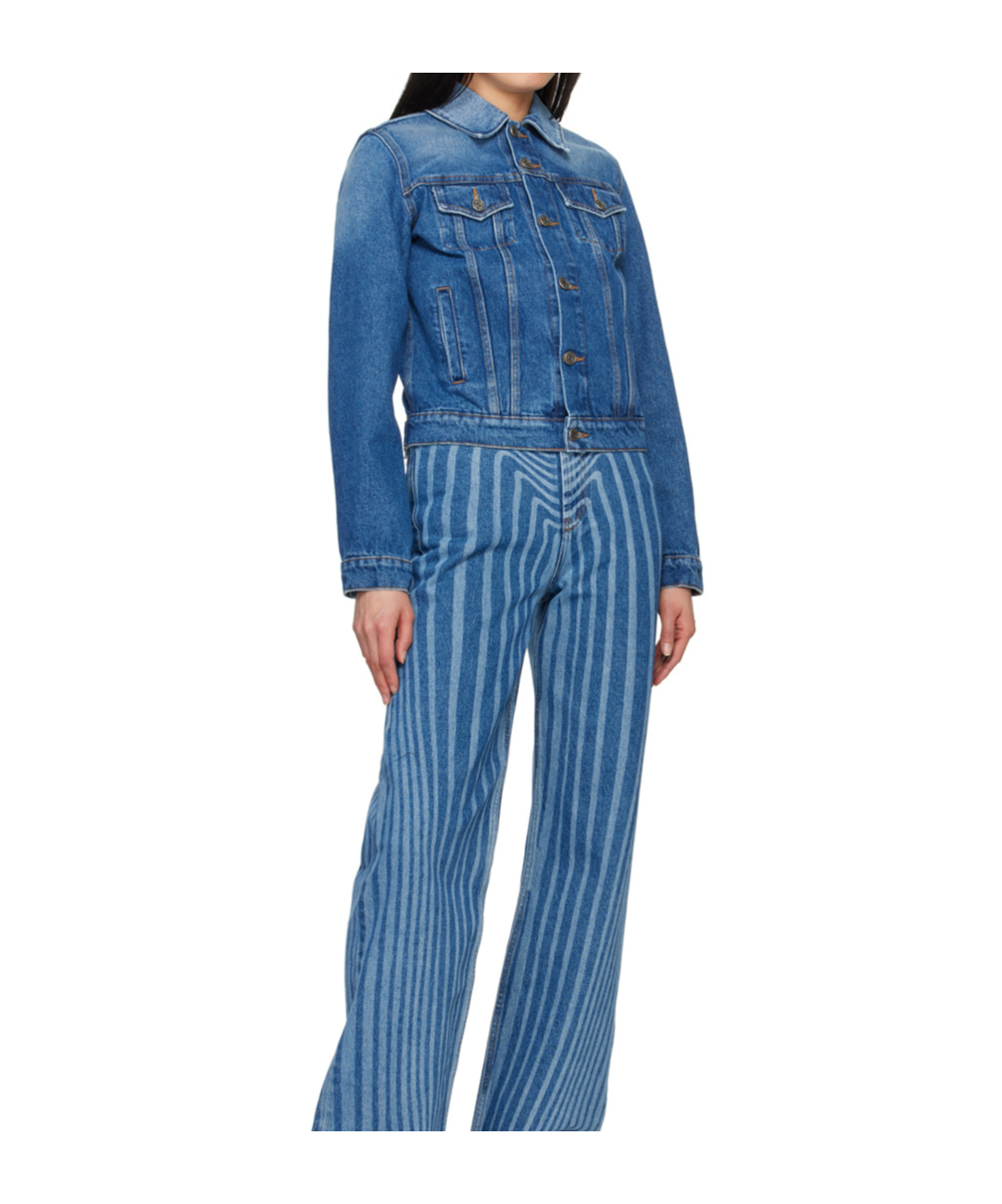 Jean Paul Gaultier Printed Denim Jacket