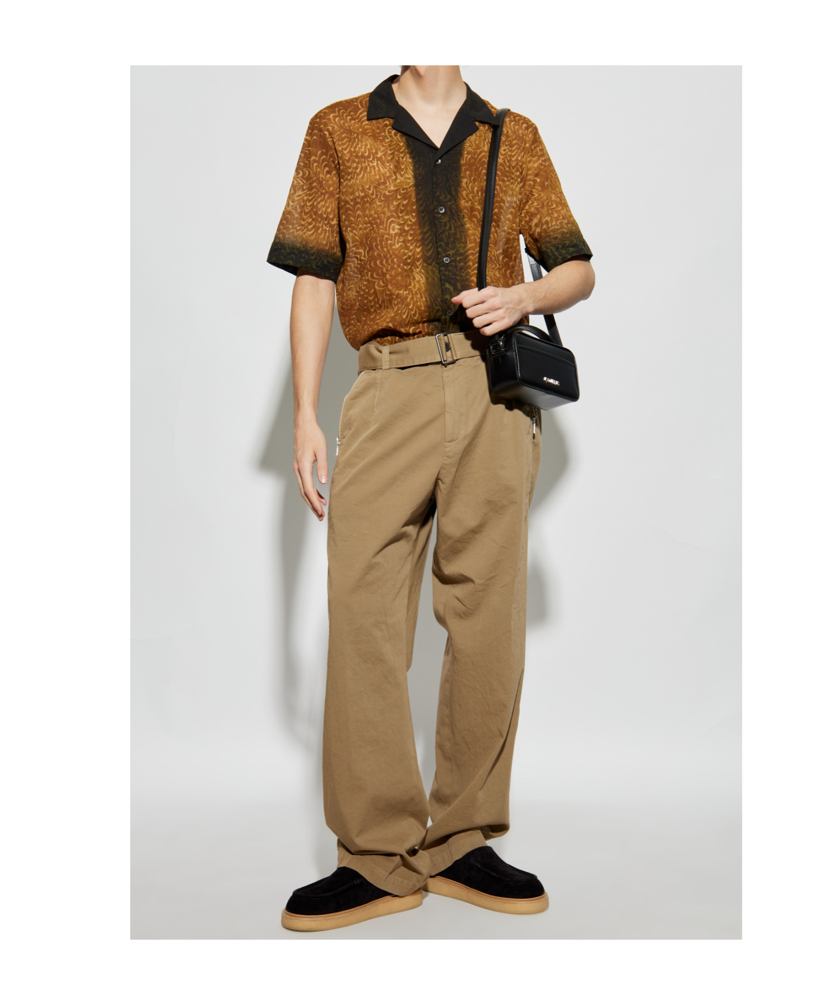 Dries Van Noten Belt-loop Casual Pants In Green
