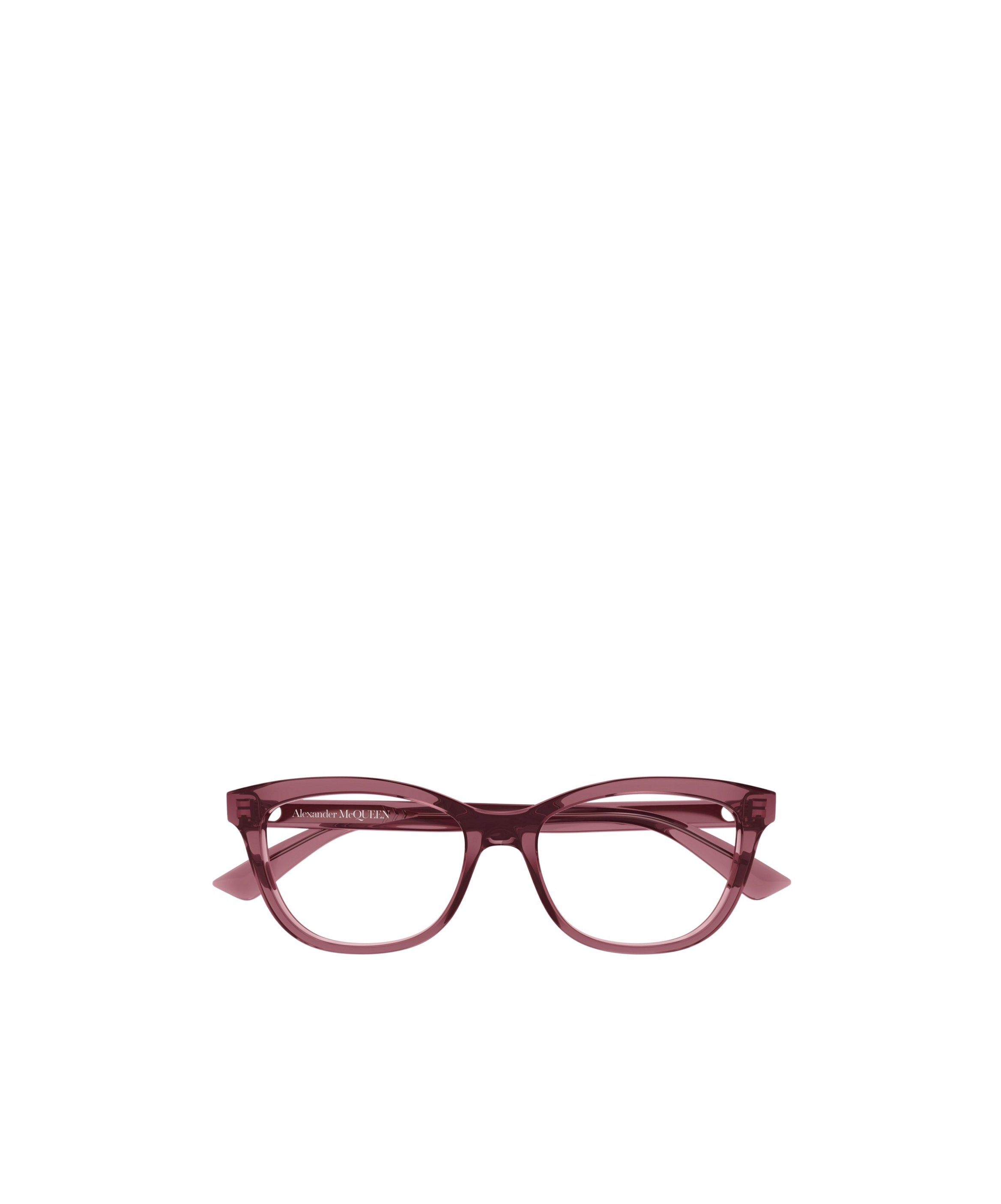 Alexander Mcqueen Geometrically Framed Flat Mirror In Pink