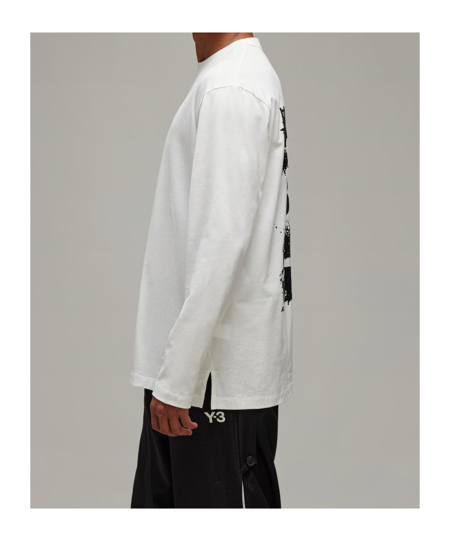 Y-3 Oversized T-shirt With Short Sleeves And Crew Neck In White