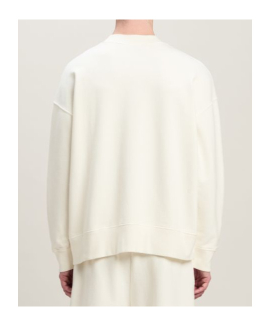 Palm Angels Logo-print Cotton Sweatshirt In White