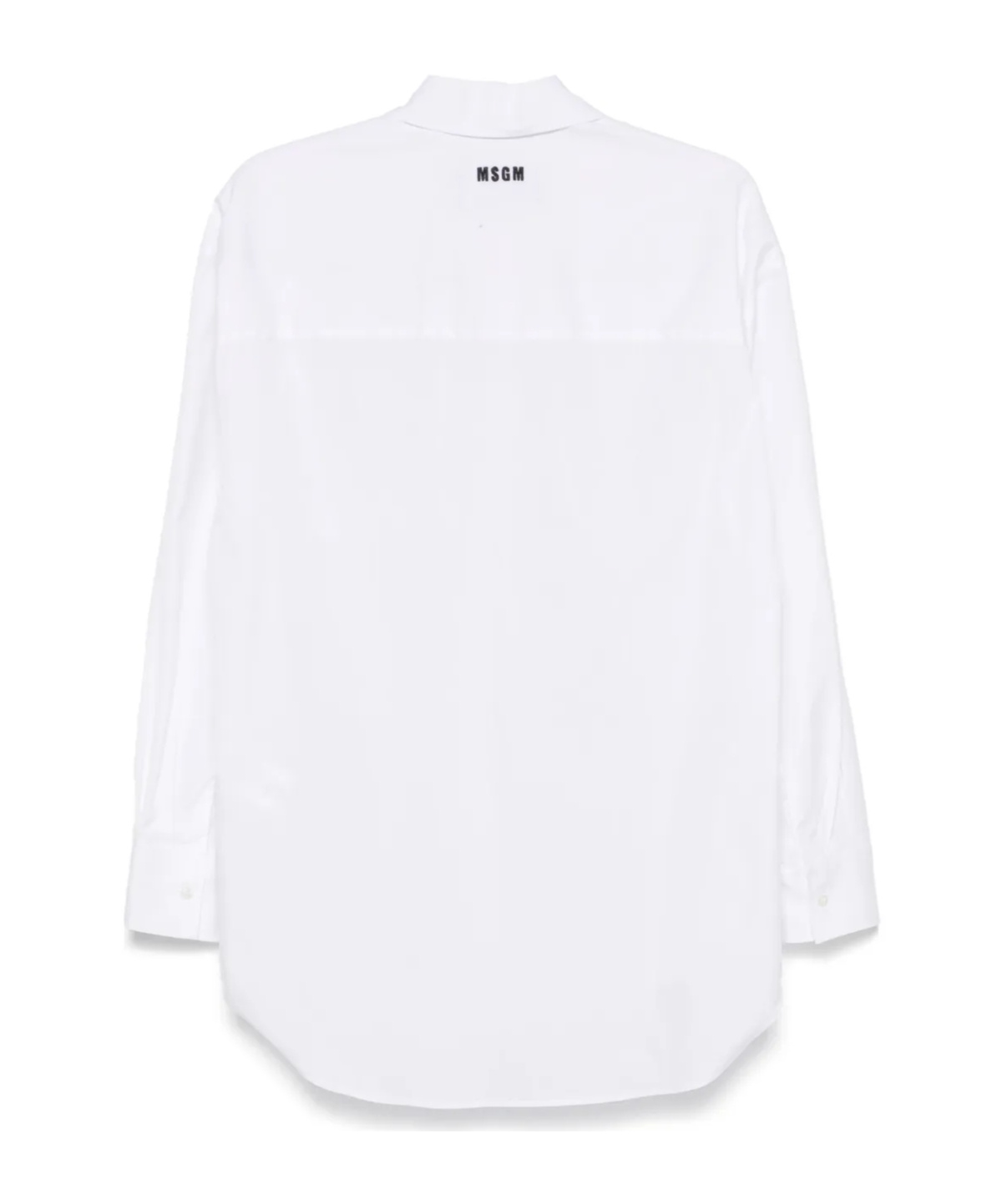 Msgm X Luke Edward Hall Sailors In Love Shirt In White