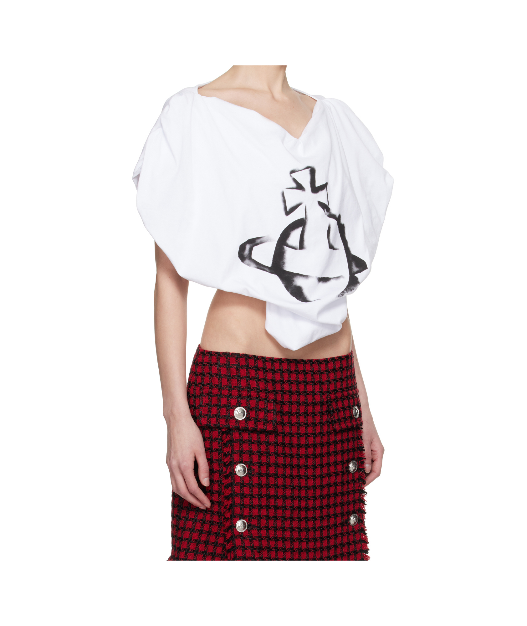 Shop Vivienne Westwood Orb-print T-shirt In White