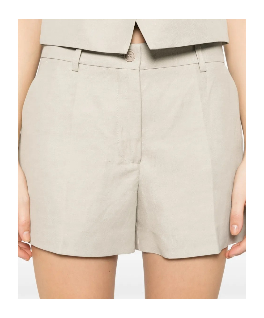 P.a.r.o.s.h Belt Loop Shorts In White