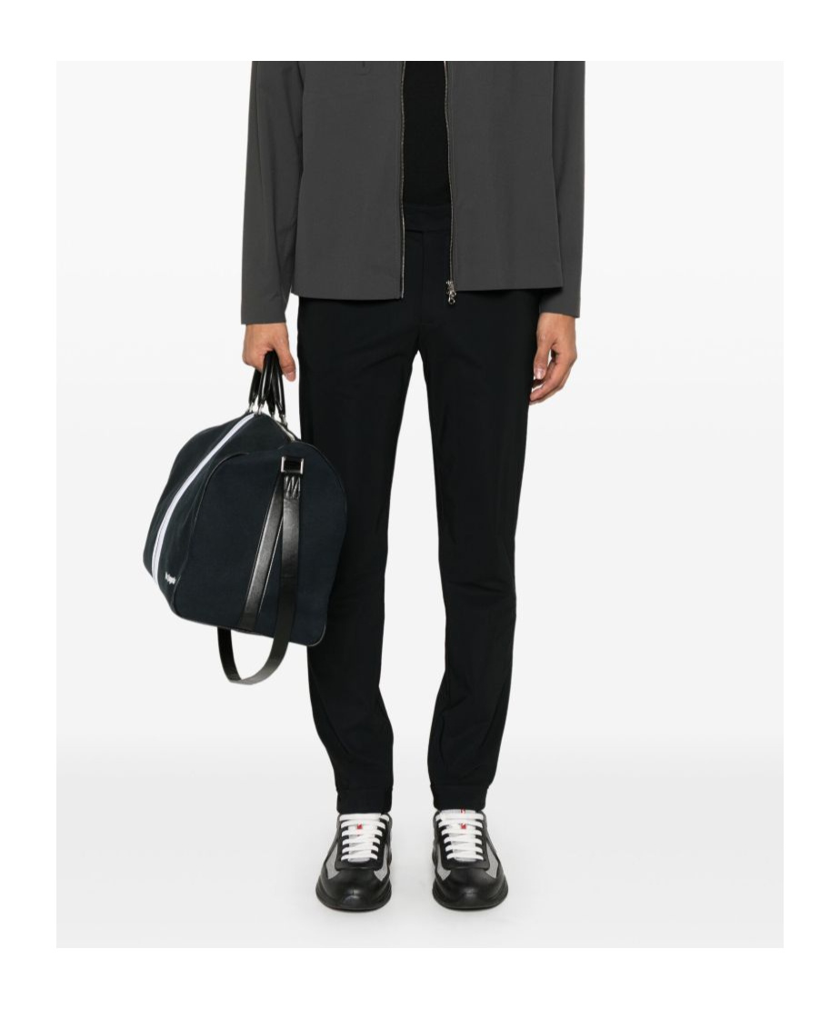 Rrd Tailored Black Pants With Modern Silhouette In Black