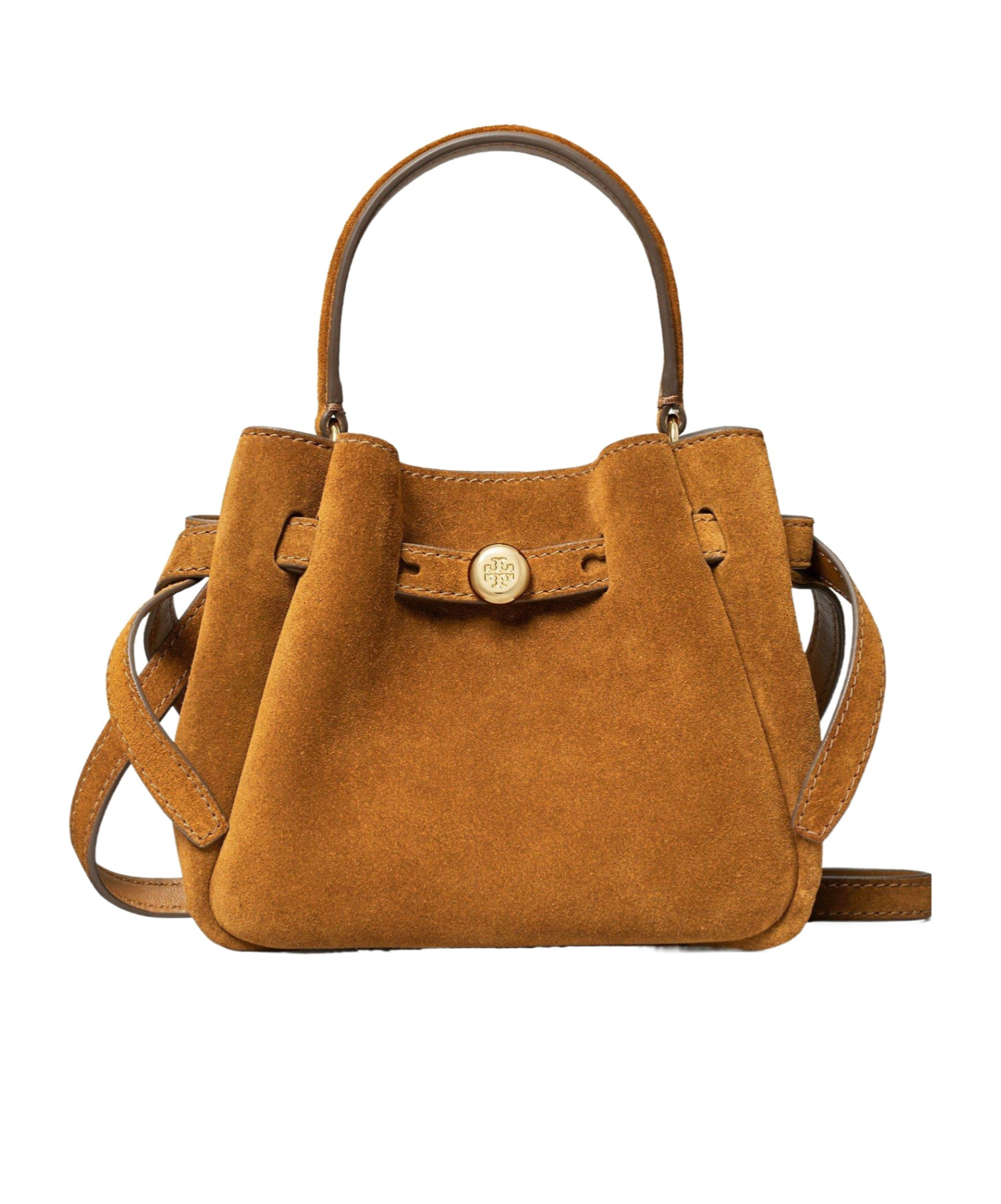 Tory Burch Mini Bucket Bag In Brown