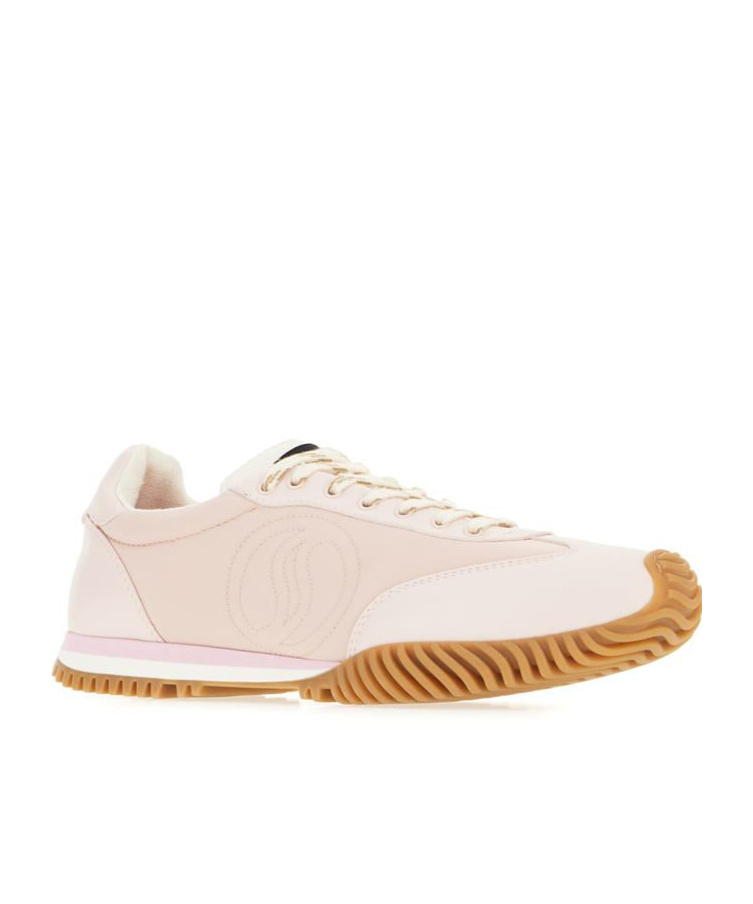 Stella Mccartney Round Toe Low-top Sneakers In Neutral