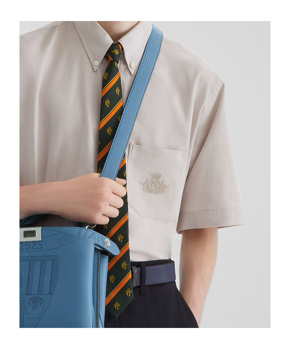 Fendi Pointed Tie In Black