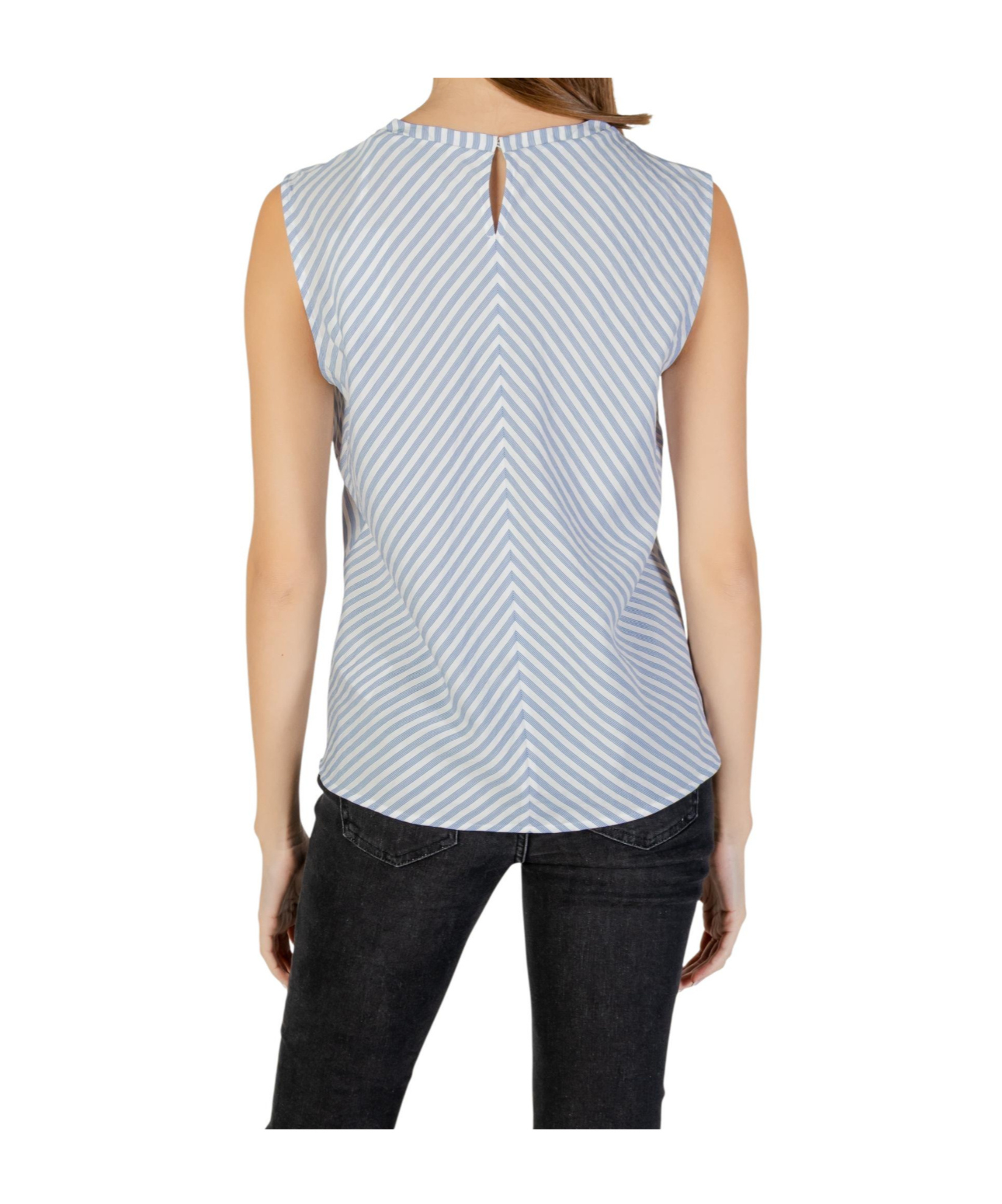 Tommy Hilfiger Striped Blouse In Blue