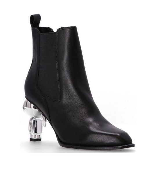 Karl Lagerfeld K/ikonik Heel Ankle Boots In Black
