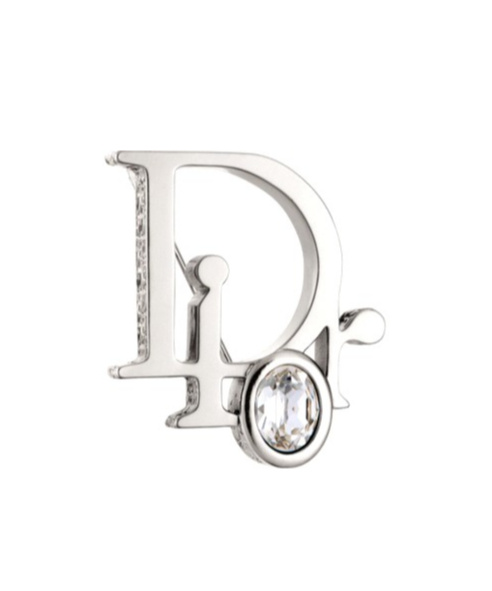 Dior Hom Xmas Sparkle Brooch In Metallic