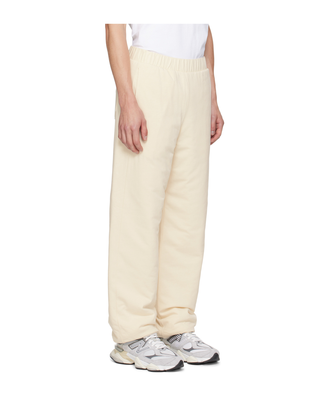Apc Elastic Waist-edge Sweatpants In White
