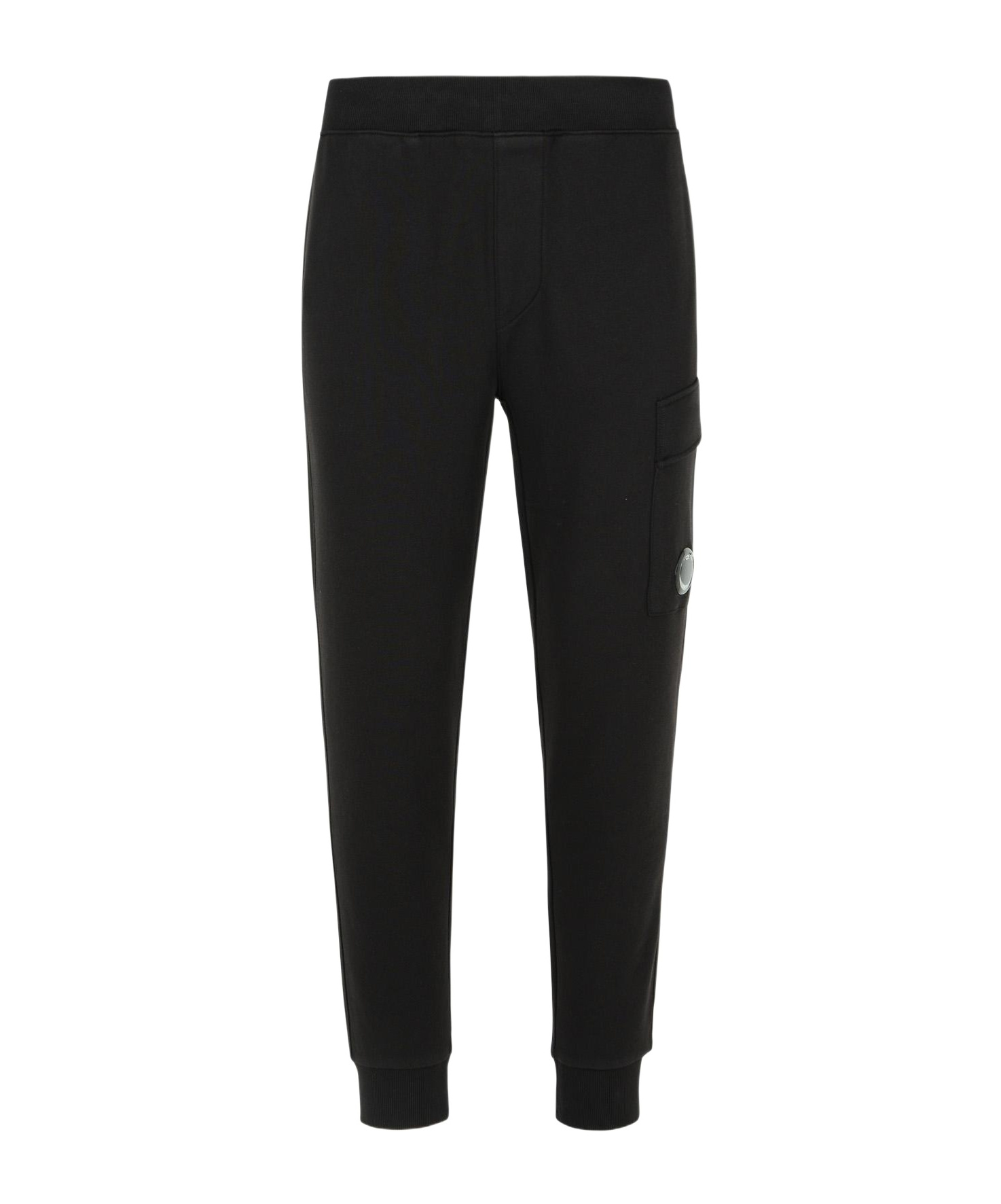 C.p. Company 'jogger' Black Cotton Pants In Black