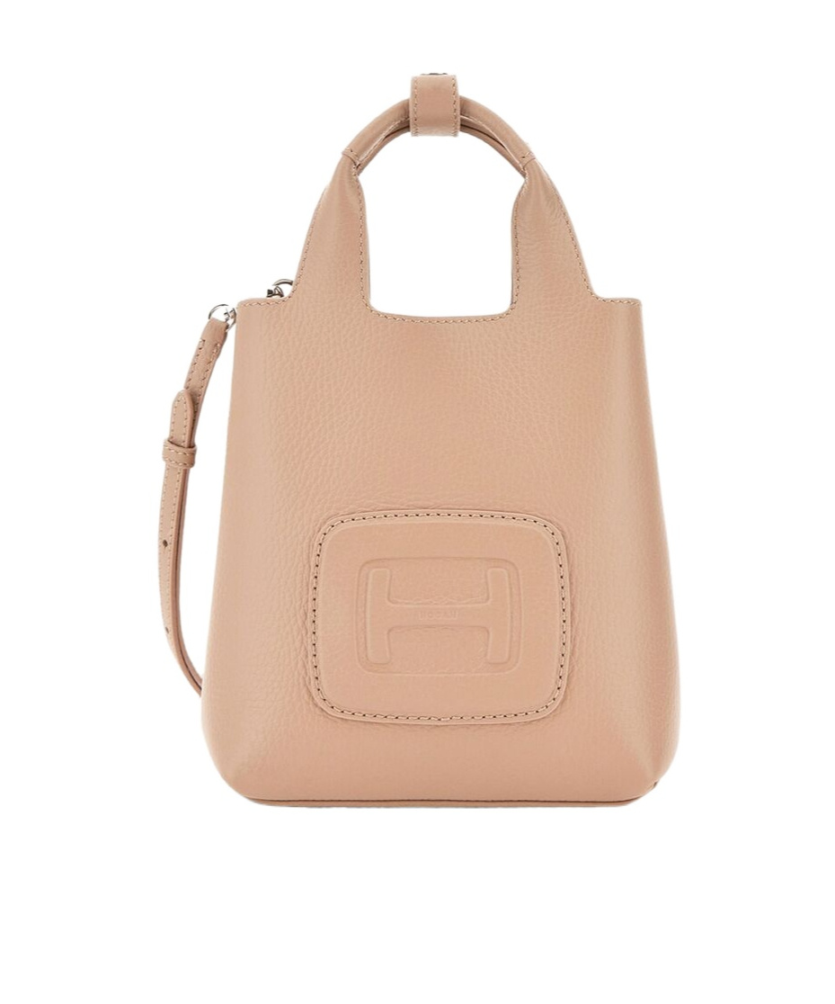 Hogan Mini Bag With 2 Handles And Removable Strap In Nude