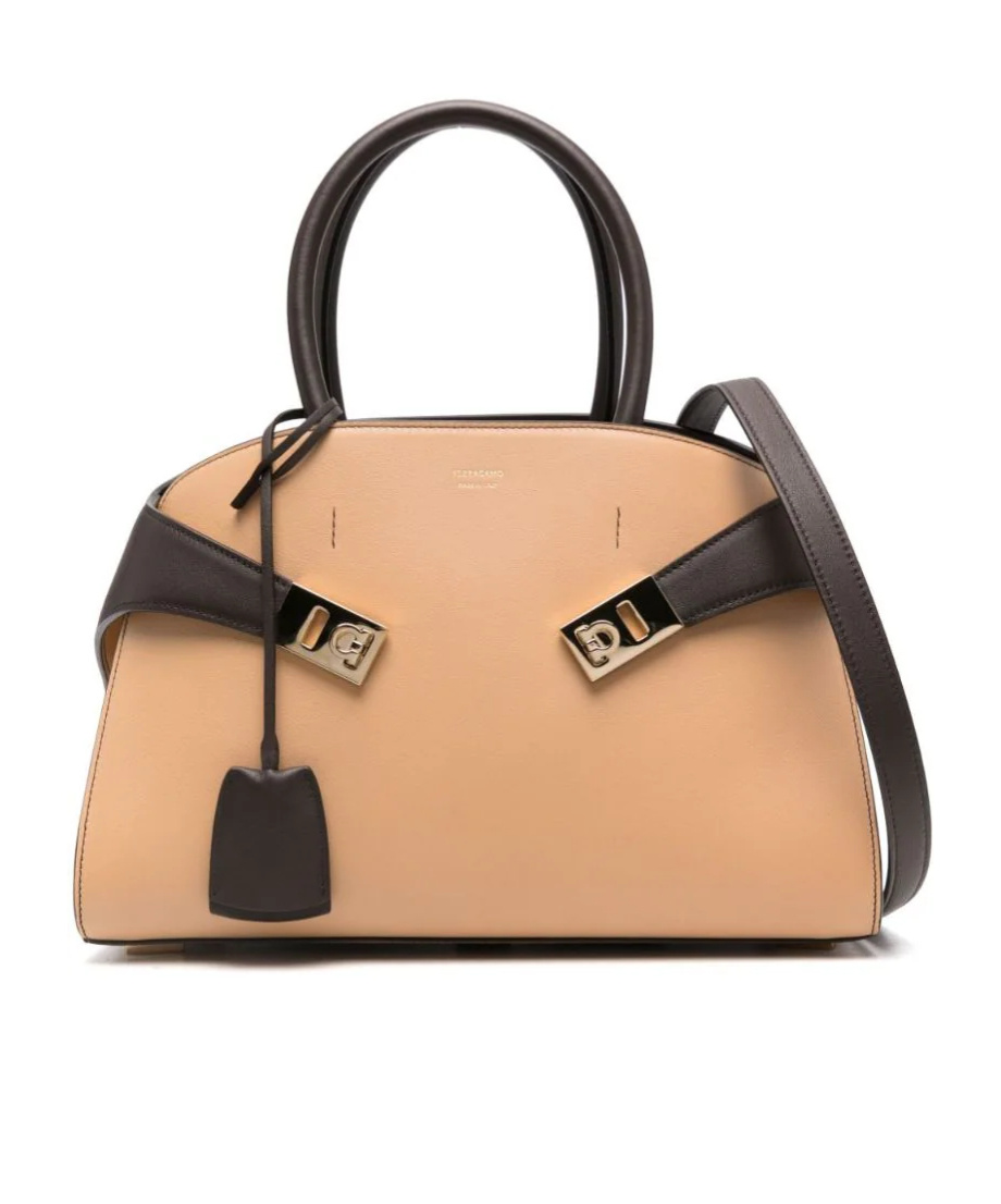 Ferragamo Borsa Tote Hug Piccola In Nude