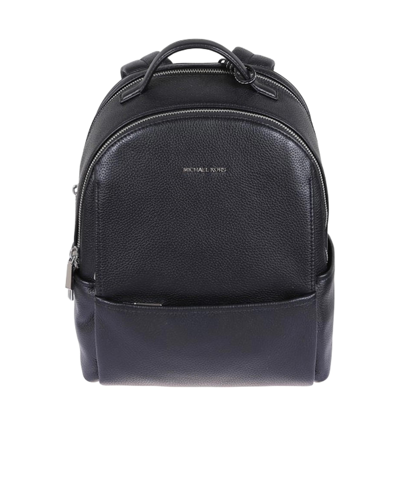 Michael Kors Zippered Backpack In Black