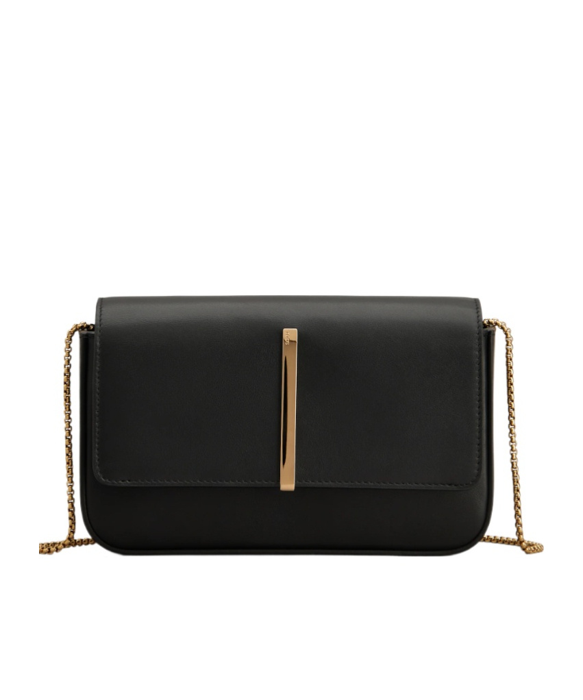Tod's Mini Clamshell Bag In Black