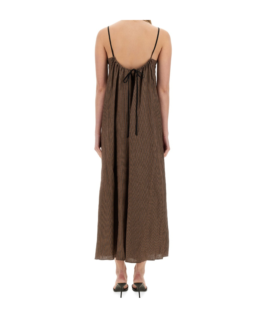 ALYSI ALYSI MINI STRIPE MAXI DRESS