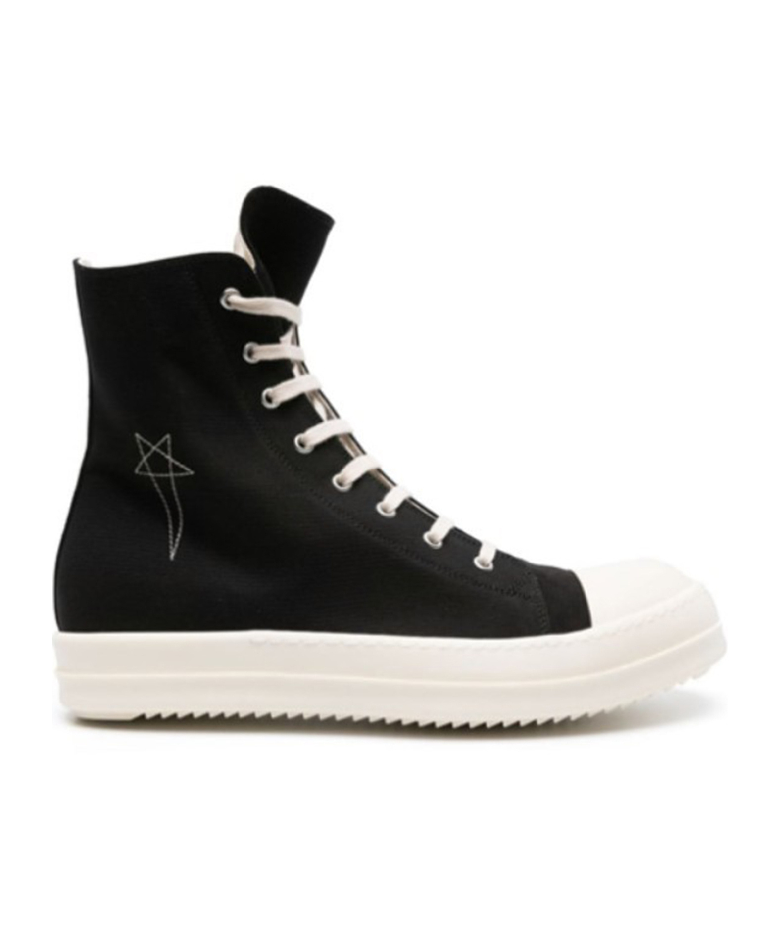 Rick Owens Drkshdw Lace-up High-top Sneakers In Black